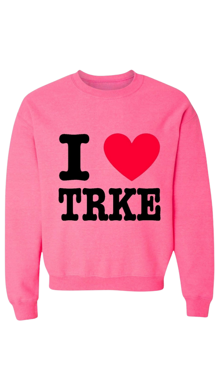 I ❤️ TRKE crewneck