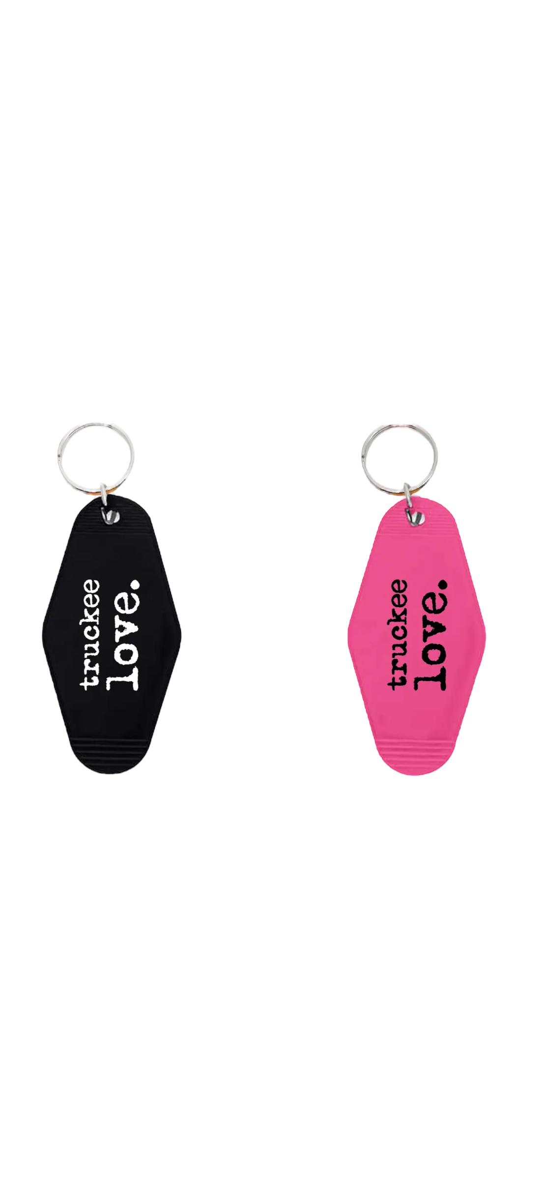 truckee love. motel keychain