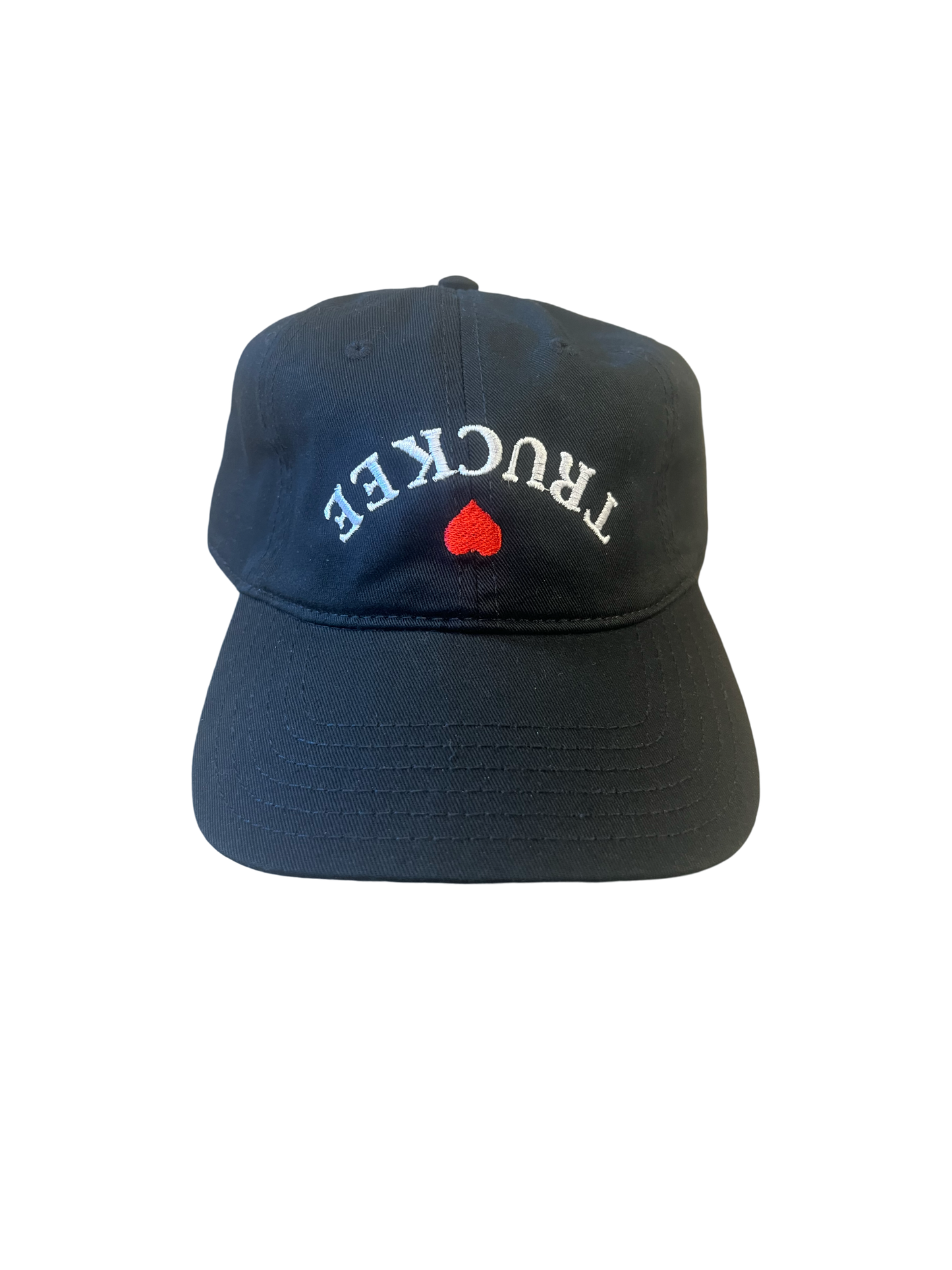 backwards & upside down cap