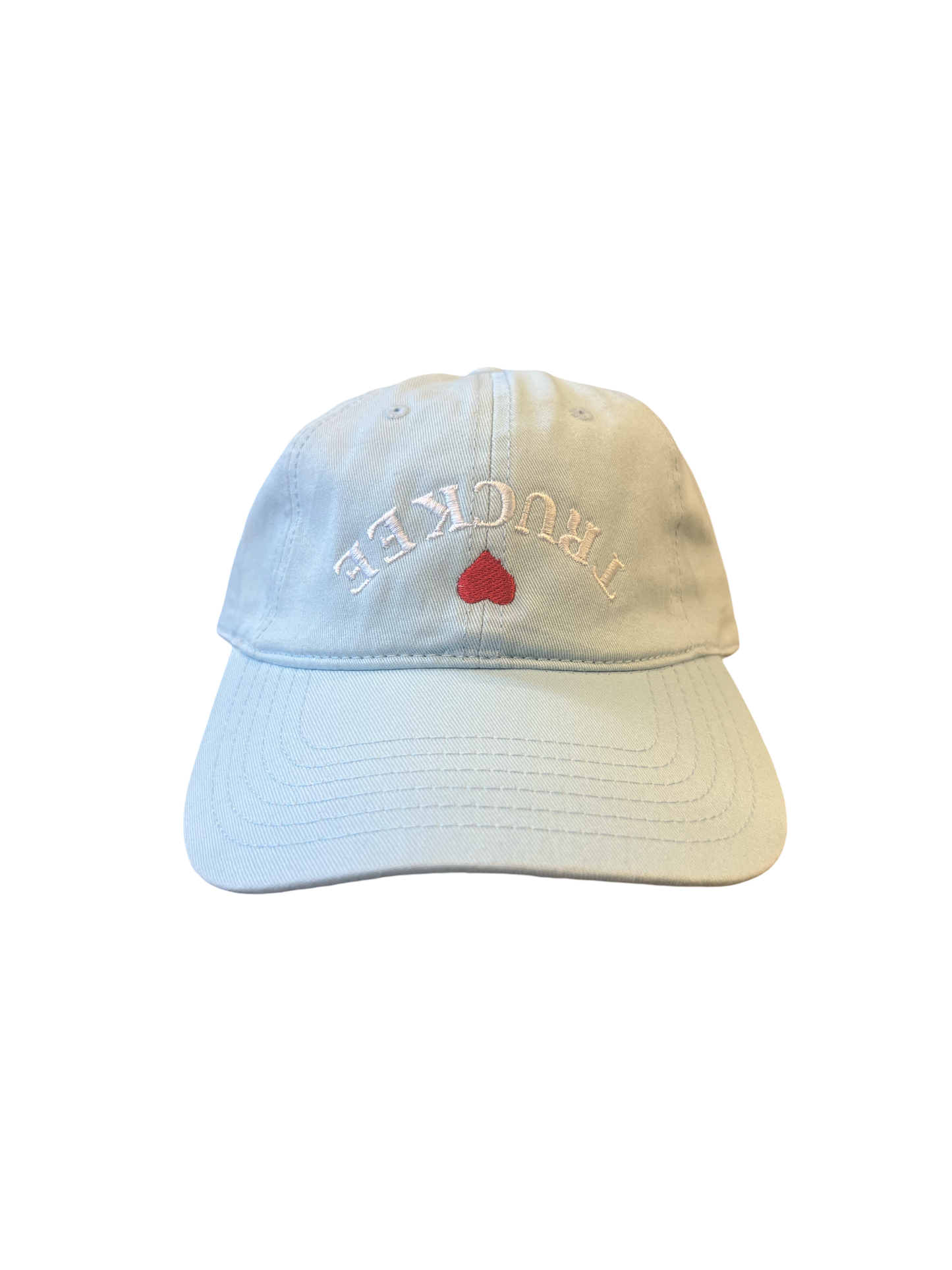 backwards & upside down cap