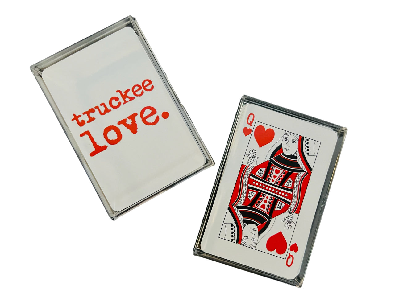 truckee love. playing cards