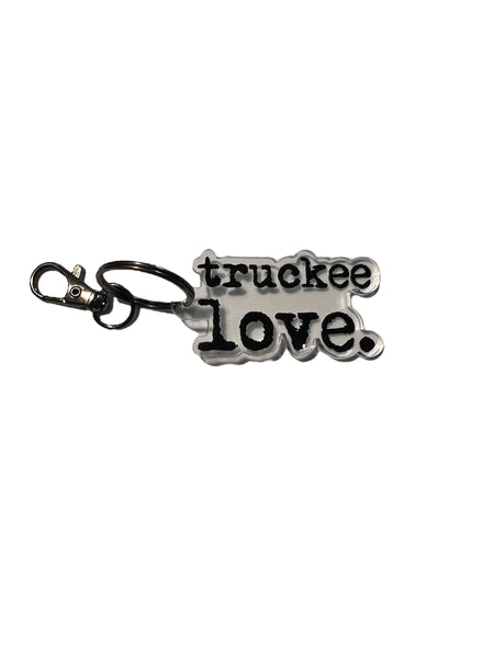 truckee love. acrylic keychain
