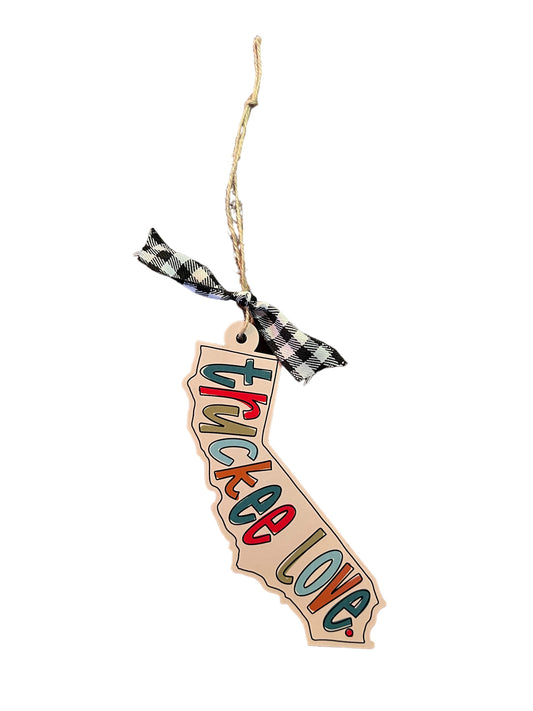 truckee, california christmas ornament