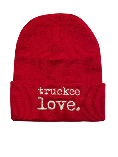 embroidered beanie