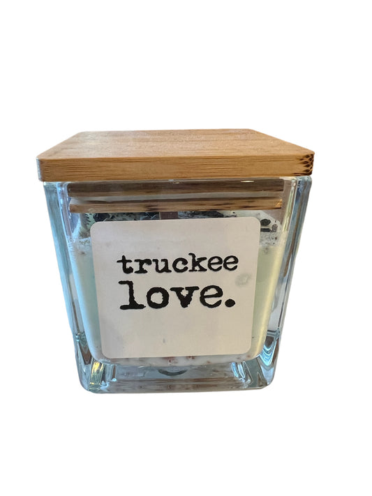 cleansing candle 10 oz glass with wood wick
