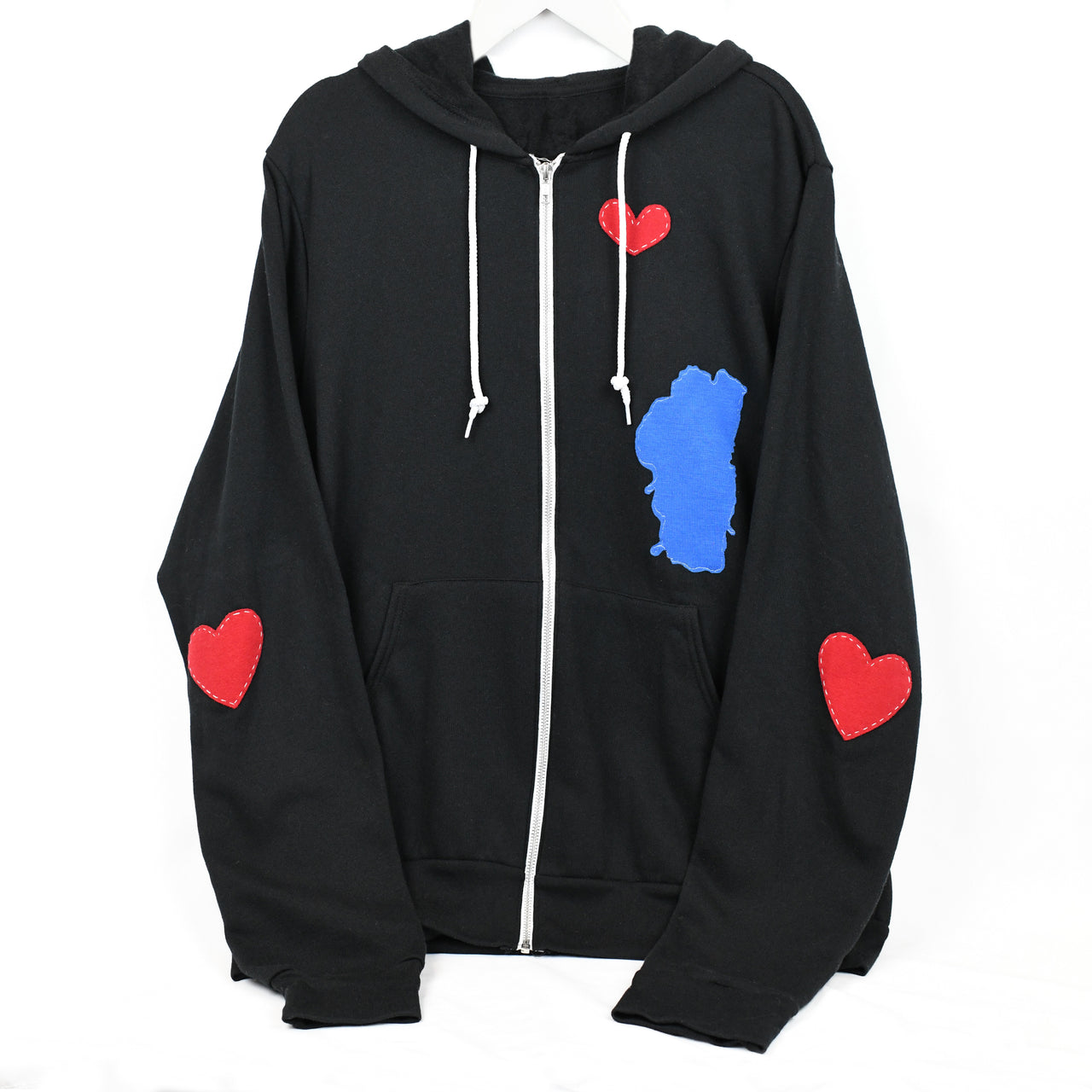 sweatshirt-zip hoodie-lake love.-truckee love.