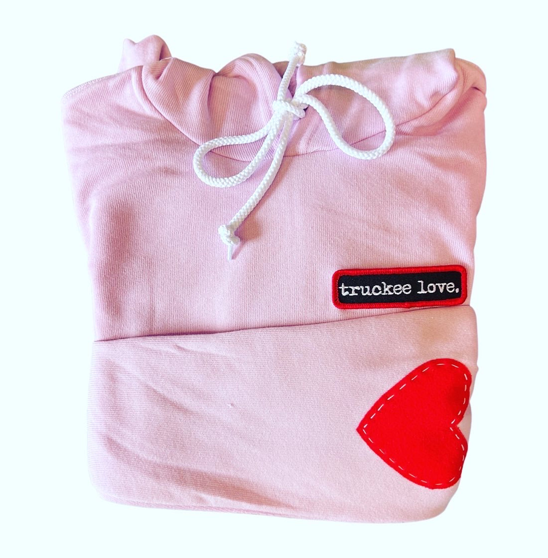 love patch hoodie