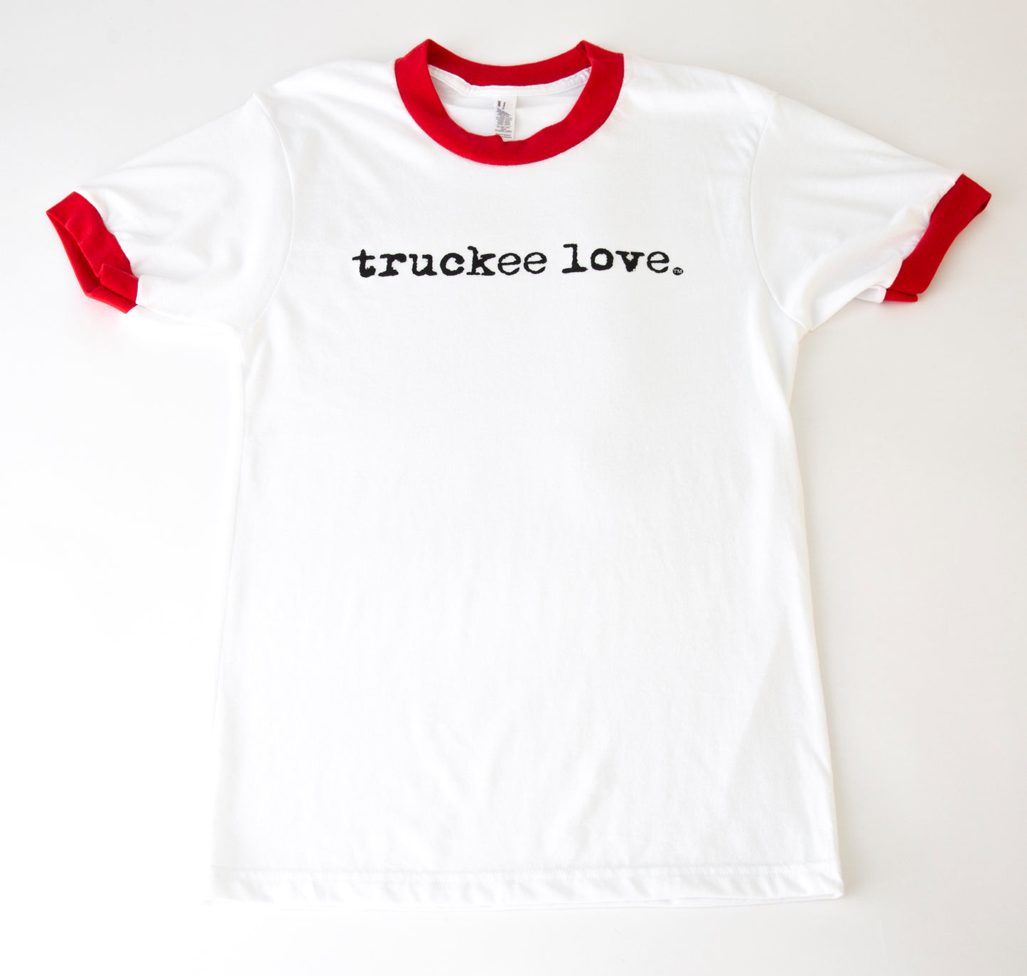 T Shirt-Ringer-truckee love.