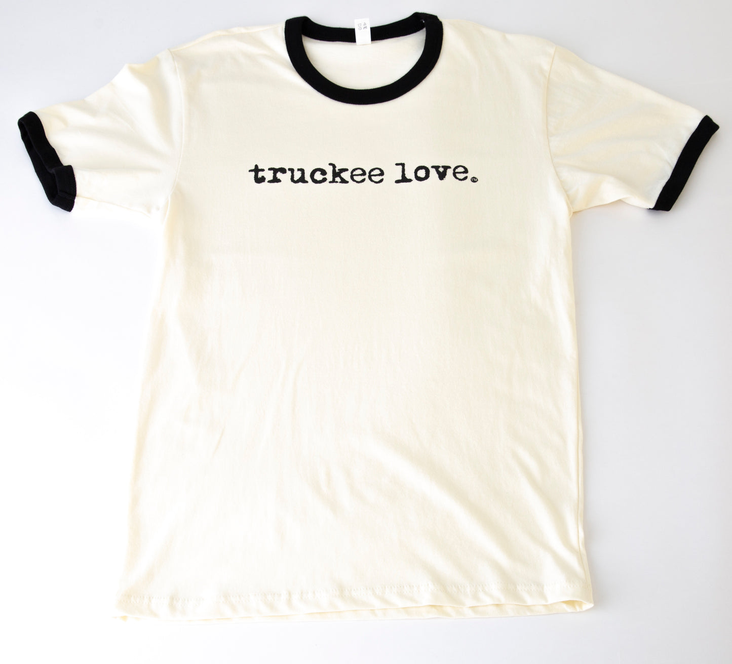 T Shirt-Ringer-truckee love.